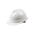 梅思安 豪华型有孔安全帽 带透气孔帽壳 一指键帽衬 针织吸汗带 D 型 下颏带 ABS白色