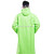 海斯迪克 HK-5087 长款加厚环卫执勤雨衣 双层牛津布雨衣可定制 荧光绿XXXL