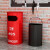 工业风复古垃圾桶营地创意健身房烟灰个性油桶可乐罐户外商用大号 可乐罐70cm高