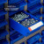 越越尚  零件柜电子元件存储柜工具整理柜钢制物料柜零件收纳柜 100抽蓝色抽屉带门  YYS-SJG-208