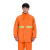 佳护 环卫工人 防水反光分体服 橘色（单层）雨衣套装 xl
