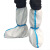 COFLYEE 一次性防护靴套SF无纺布透气膜高筒加厚防水隔离贴条防护靴套标注价格为1只 透气膜双筋靴套