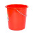 富都华创 15升-红色有盖 厚塑料手提水桶红色大小胶桶耐摔洗澡桶洗车洗衣服拖地 FDHC-ST-13