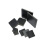 萨蒂扬 工业缓冲垫橡胶垫块方块橡胶 黑色 65cm*65cm*3cm 单位：个