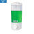 瑞沃手动皂液器免打孔洗手液盒 卫生间壁挂皂液盒 V9121白色+透明