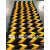 橡胶护角条橡胶警示防撞条地下车库反光护角条车间柱子反光护墙角 窄边1.2米长120*5*0.6cm 优质橡胶（规格齐全）