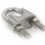 鑫和通 304不锈钢钢丝绳夹头 u型卡头锁扣卡扣 M8(5个）