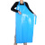 TPU防水围裙套袖防油耐酸碱软围兜屠宰水产围腰软皮防水围裙 蓝色110*80围裙