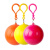 海斯迪克 HKqy-99 塑料球形一次性雨衣 钥匙扣便携式雨衣球(颜色随机) 雨衣球+雨衣
