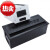 多媒体会议桌面多功能毛刷桌面嵌入式多媒体接线盒信息盒定制 黑色(300*120mm)