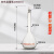 A级玻璃容量瓶 白色透明棕色磨口具塞定容瓶实验室科学 白色1000ml