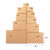 半高纸箱批发扁平长方形包装纸盒矮箱子快递箱发货打包箱 三层B楞 半高11号200个