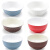密胺树脂碗密胺碗仿瓷5/6英寸碗树脂塑料深碗大碗商用快餐汤碗早 1607-5(内白外红)