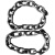 英耐特 起重链条环形吊链国标G80锰钢链条手拉葫芦链条吊装链铁链吊索具 周长1米（拉力3吨） 