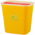 黄色垃圾桶大号脚踏利器盒废物废物回收箱医院诊所240升L端子 100L黄色桶加厚+两轮
