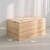适用收纳箱榻榻米定制木箱子实木储物柜组合拼床带盖长方体整理盒抽屉 香杉木：（长宽高）80*50*4 如图