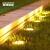爱迪普森（IDEAPOST）AD-DMDP160 LED地埋灯照墙灯户外防水地射灯花园草坪灯室内公园景观灯照树灯9W白光