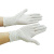 serclean十级丁腈手套S码50双一次性耐酸碱实验室专用12寸工业耐磨劳保手套白色6.2克