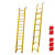 绝缘梯电工玻璃钢人字梯单直梯关节梯合梯伸缩梯 伸缩梯8米