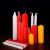 立采  蜡烛 应急无味焟烛 红色无烟4.5×14cm(10个) 1件价 