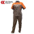 成楷科技（CK-Tech）夏季工作服 CKB-Y1S 劳保维修 短袖套装男女 卡其拼橘色 160码 