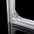 鲁修斯铝型材配件连接件固定件90度角件角铝4040角码支架3030铝合金角件 1515角码（单只）
