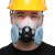 KN100工业防尘口罩 煤矿专用面罩 防工业粉尘打磨电焊水泥呼吸防 8600主体+5对棉