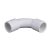 联塑 大弧度弯头PVC电工套管配件白色 Φ40