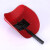 手持式半自动焊接防护面罩 防飞溅焊工面罩 红色 定制