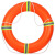 援邦  防汛成人救生圈 船用 橙色包布 泡沫款 JSQ-CR-BBPM