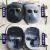 电焊面罩头戴式防烤脸焊帽电焊眼镜焊工轻便透气防护焊工面罩 添新焊友 灰色眼镜3支