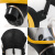 梅安防毒面具全面罩 喷漆农药化工专用有毒气体消防粉尘异味防毒面罩 面具+0.5米导气管+1号滤毒罐
