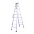 登月（DENGYUE）人字铝合金合页梯  DYH5 工程用双面梯叉梯广告梯 折叠梯便携 人字合页梯 4.5米