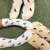 Tabio日本品牌4色创意原创ins潮日常个性袜子图案男士袜子白色 湖青色（23SS新色） 25-27cm