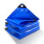 广深帆布蓝色刀刮布600g加厚耐磨抗拉力撕裂防晒防水雨棚布油布10*10蓝色G000-25