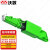 沃数 光纤衰减器 E2000（APC）3dB 单芯 工程电信级光衰耗器法兰式转接耦合对接头 绿色塑料款 1个