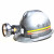 安全帽矿灯头盔煤矿工专用井下施工头灯强光潜水充电LED防水 100小时加光大容量防水
