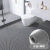 居拾忆 PVC镂空防滑垫S型塑料地毯浴室地垫隔水冲凉淋浴洗澡防摔地垫 6mm厚灰色0.9*1m