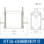 陶瓷低压熔断器盒保险丝座熔芯芯子RT3600(NT00)6A160A定制HXM619 RT3600(NT00) 25A(无底座)