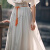 益乔汉服女装全套成人2024新款新中国风女日常可穿马面裙套装薄款改良 白色印花半裙（含腰带） S