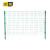 金蝎 双边丝护栏网铁丝网高速公路围栏防护网圈地隔离网养殖网片（带一根底盘柱）直板5毫米1.5米高3米宽一套