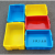 加厚塑料周转箱工业筐物料零件盒红黄蓝绿色框工具收纳箱  绿色 490*350*190
