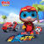 全光辰（quanguangchen）竞速小英雄三变摩托车召唤器手表翻滚车竞速玩具 超星战队 波比