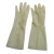 白色丁腈橡胶手套耐油水酸碱防护塑胶家务厨房耐磨印刷劳保洗碗女 白色10双(33cm) XL