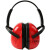 适用隔音用耳罩睡眠用睡觉防吵降噪耳机工业学生学习降低防噪音定制 动感型 红色 XL