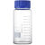 GL80蓝盖试剂瓶1000ml高硼硅玻璃瓶大口瓶耐腐蚀耐高温广口密封瓶 透明1000ml橙色盖子