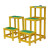 易航 三层绝缘凳电力玻璃钢绝缘高低凳可移动电工凳高压绝缘工作台120*50*30cm