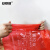 安赛瑞 垃圾分类垃圾袋 彩色加厚手提背心式商用办公 55×32cm红色有害垃圾100只 27018