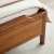 果真北欧实木床现代简约乌金木床双人床主卧大床原木床 乌金木床1.8米（整板油漆床板）