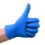 塞莫诗 一次性丁腈手套加厚型 深蓝色100只/盒 NM911BL 中号M 厂商直发